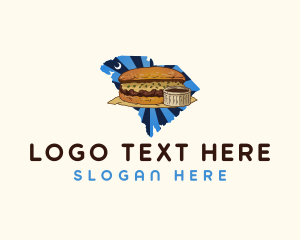 Food Industry - South Carolina French Dip Sandwich logo design