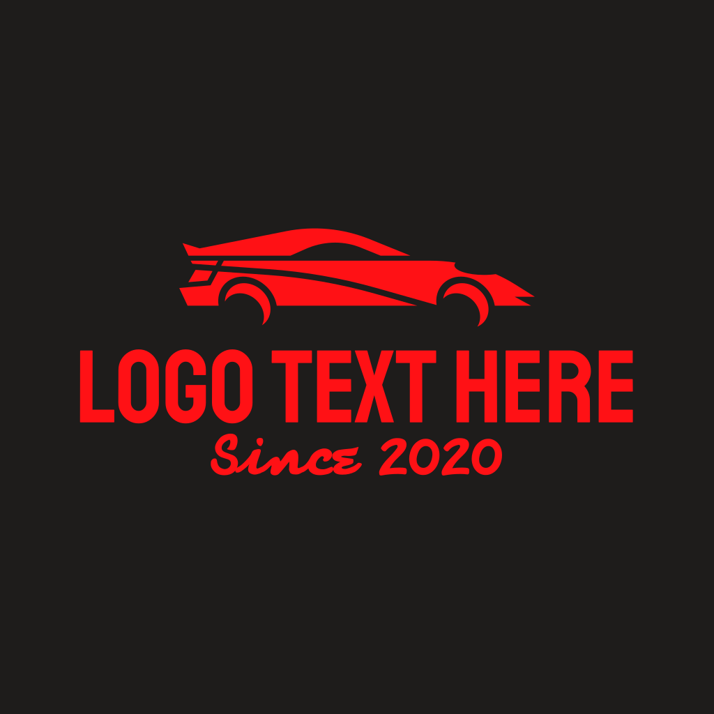 Red Sports Car Logo | BrandCrowd Logo Maker