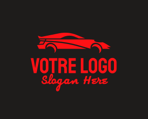 Red Sports Car Logo