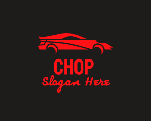 Red Sports Car Logo