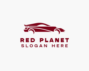 Red Sports Car logo design