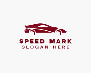 Red Sports Car logo design