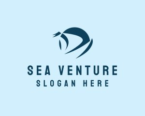 Sailing Travel Boat logo design