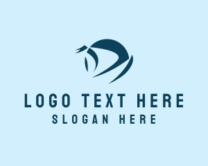 Flag - Sailing Travel Boat logo design