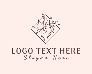 Line Art - Stargazer Flower Shop logo design