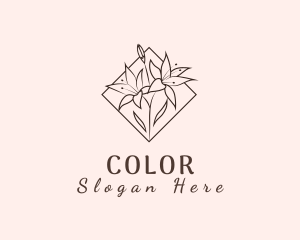 Lily - Stargazer Flower Shop logo design