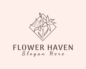 Stargazer Flower Shop logo design