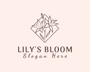 Lily - Stargazer Flower Shop logo design