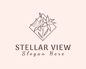 Stargazer Flower Shop logo design