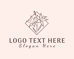 Flower Arrangement - Stargazer Flower Shop logo design