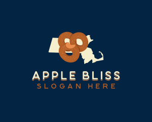 Massachusetts Apple Cider Donuts logo design