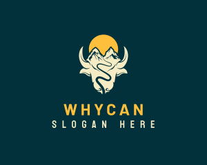 Wild Sun Bison Logo