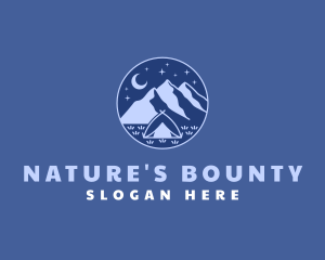 Mountain Nature Camping  logo design