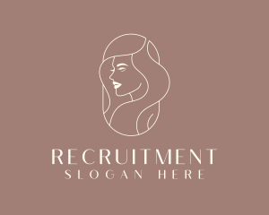 Haircut - Beauty Woman Spa logo design