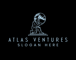 Atlas Globe Titan logo design