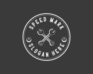 Mechanic Wrench Repair logo design