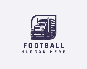 Trucking - Haulage Shipping Truck logo design