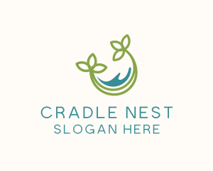 Cradle - Ocean Cradle Plant logo design