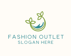 Outlet - Ocean Cradle Plant logo design