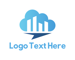 Plane - Building City Cloud logo design