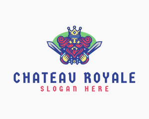 Barbaric Royal King logo design