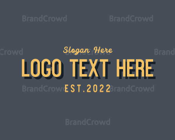 SImple Retro Business Logo