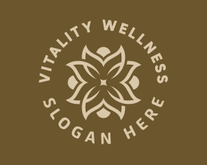 Yoga Flower Wellness Spa  logo design