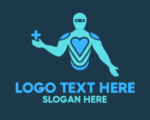 Medical Health Doctor Robot Logo