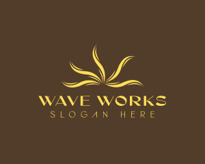 Sun Ray Waves logo design