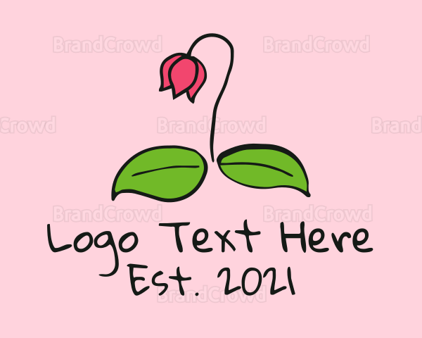 Water Lily Flower Logo