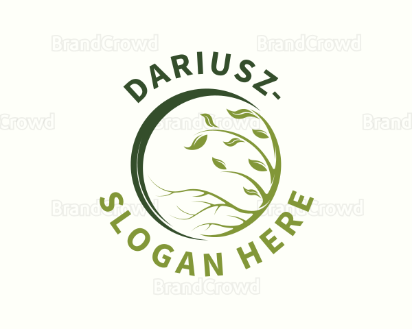 Eco Agriculture Farming Logo