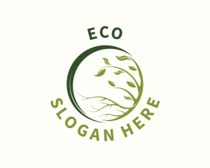 Eco Agriculture Farming logo design