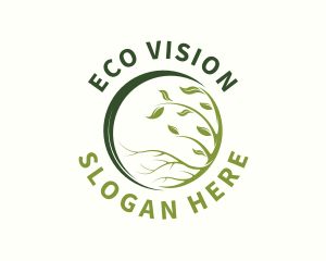 Eco Agriculture Farming logo design