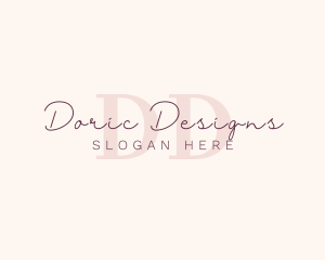 Feminine Luxury Beauty logo design