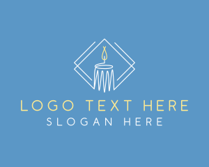 Religious - Candle Light Decor logo design