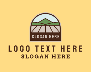 Organic Farm - Mountain Valley Farm logo design