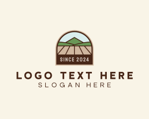 Badge - Mountain Valley Farm logo design