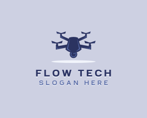 Tech Drone Surveillance logo design