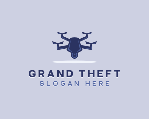 Aerial - Tech Drone Surveillance logo design