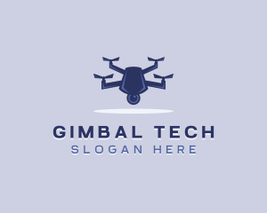 Tech Drone Surveillance logo design