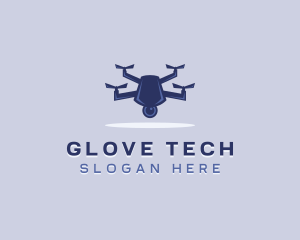 Tech Drone Surveillance logo design