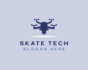 Tech Drone Surveillance logo design