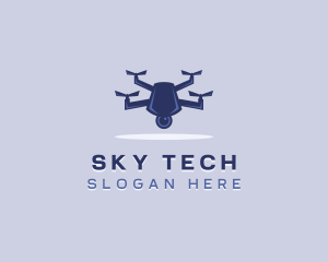 Tech Drone Surveillance logo design