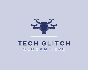 Tech Drone Surveillance logo design