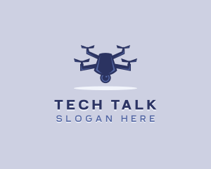 Tech Drone Surveillance logo design