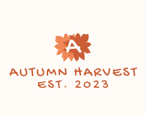 Autumn - Dry Autumn Leaves logo design