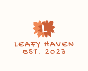 Leaves - Dry Autumn Leaves logo design