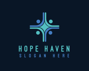 Humanitarian - Humanitarian Community Cross logo design