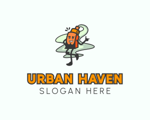 Urban Vape Smoker  logo design