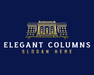 Columns - US Naval Academy Maryland logo design